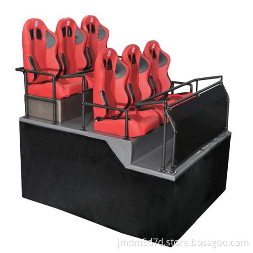 6dof Pneumatic Dynamic Platform with 6 Seats 5D Theater